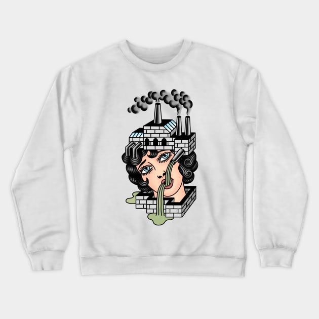 Chemical Dependency Crewneck Sweatshirt by murder_q